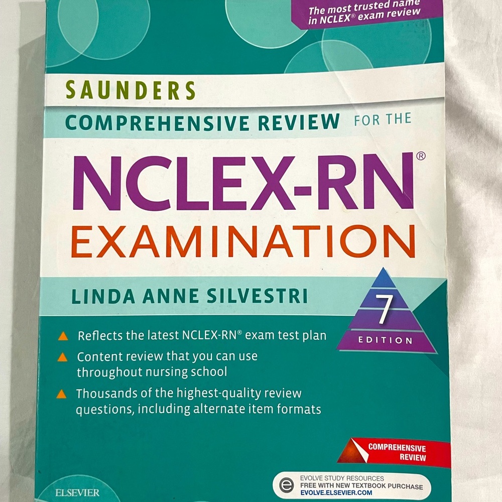 Saunders NCLEX-RN comprehensive review 7th edition paper back